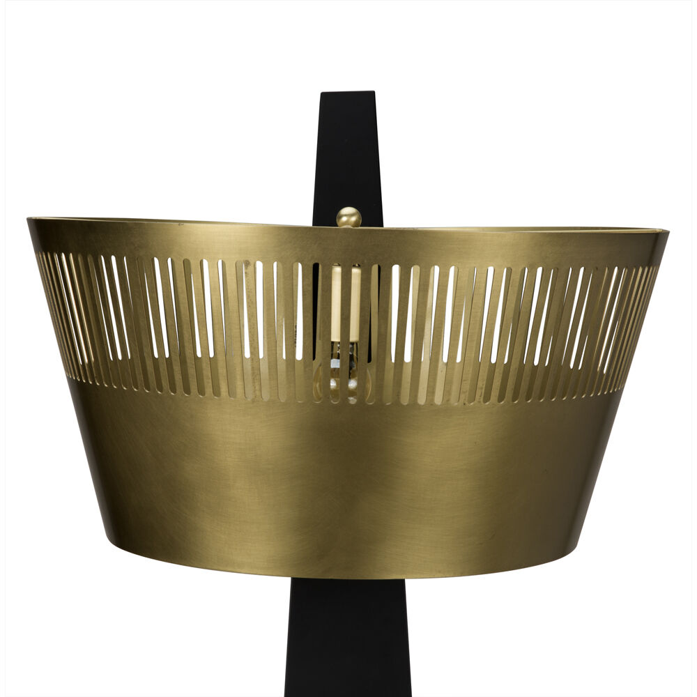 Claudius 68 inch 60.00 watt Antique Brass Floor Lamp Portable Light