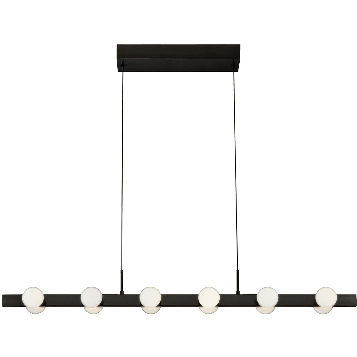 Rezz LED 36 inch Black Linear Pendant Ceiling Light