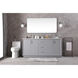Hayes 72 X 22 X 35 inch Grey Vanity Sink Set