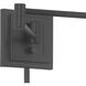 Dillon 26.25 inch 40 watt Matte Black Swingarm Sconce Wall Light