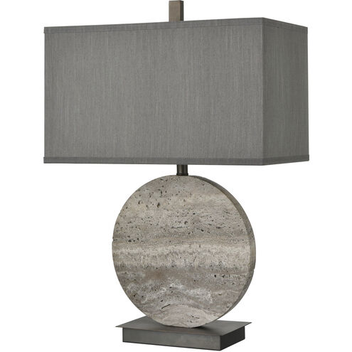 Vermouth 26.5 inch 150 watt Gray with Bronze Table Lamp Portable Light