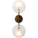 Oracle 2 Light 8 inch Antique Brass ADA Sconce Wall Light