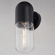 West Loop LED 12.5 inch Matte Black Outdoor Wall