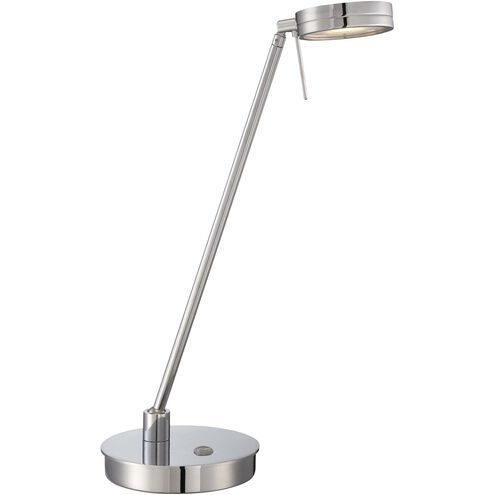 George's Reading Room 18.75 inch 8.00 watt Chrome Table Lamp Portable Light, Pharmacy