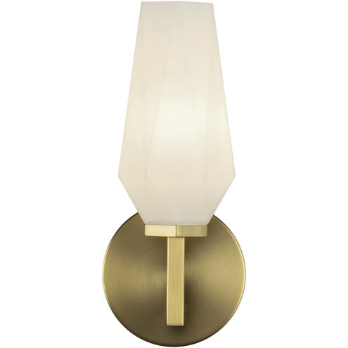 Alora Mood Krysta 1 Light 3.75 inch Brushed Gold Bath Vanity Light Wall Light