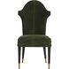 Lincoln Forest and Ebony with Antique Brass Dining Chair