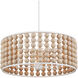Holcroft 6 Light 32.25 inch Sandstone/Sugar White Chandelier Ceiling Light