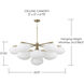Soren 13 Light 45.5 inch Aged Brass Chandelier Ceiling Light