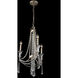 Barcelona 3 Light 17 inch Transcend Silver Chandelier Ceiling Light