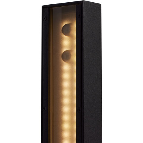 Raven LED 10 inch Textured Matte Black Outdoor Wall Sconce