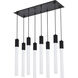 Weston 8 Light 36 inch Black Pendant Ceiling Light