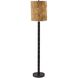 Norfolk 63 inch 100.00 watt Black Wood Floor Lamp Portable Light