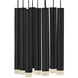Harmony LED 8 inch Black Pendant Ceiling Light