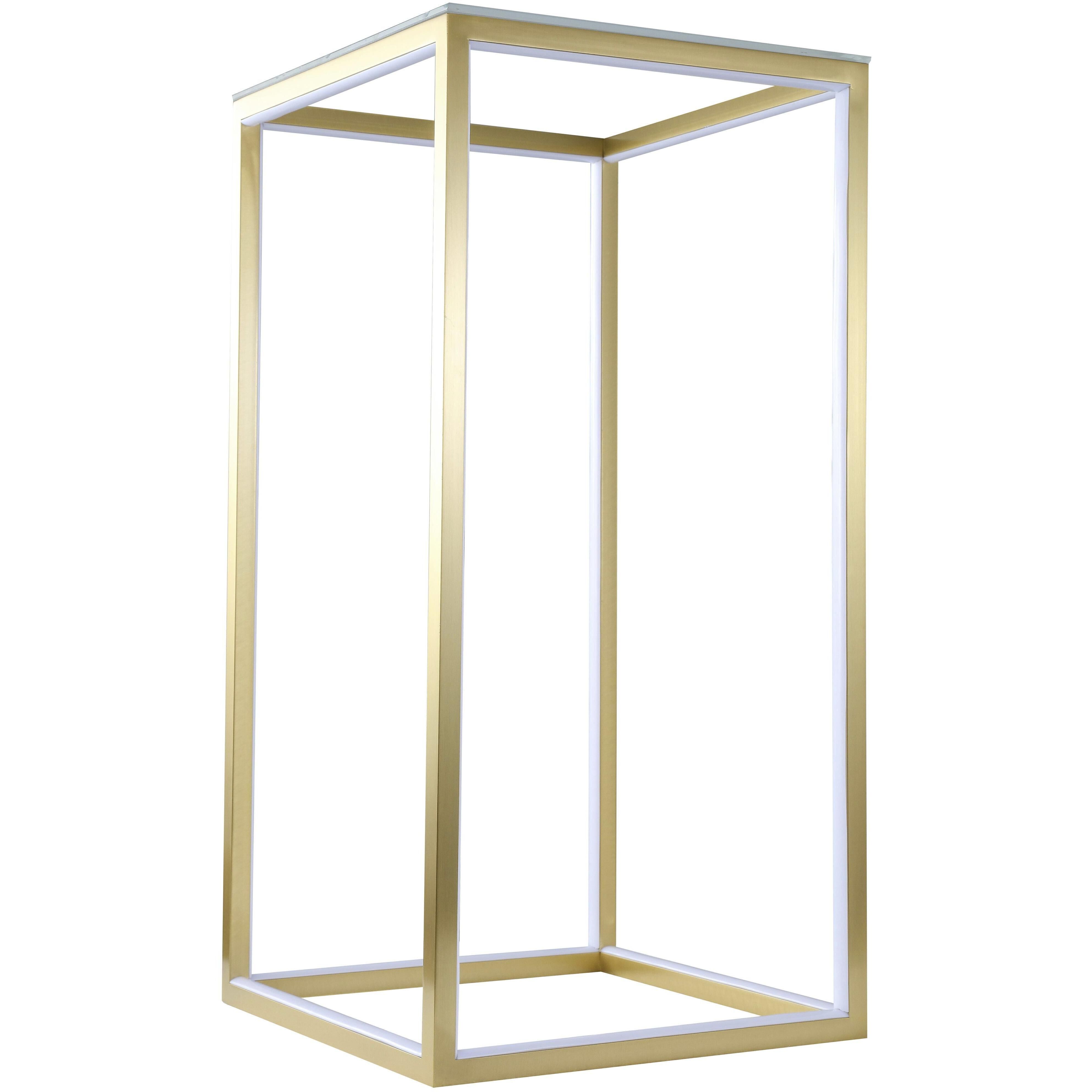 Canada 27.6 X 13.8 inch Gold Side Table