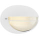 Clifton LED 5.25 inch White Outdoor Bulkhead