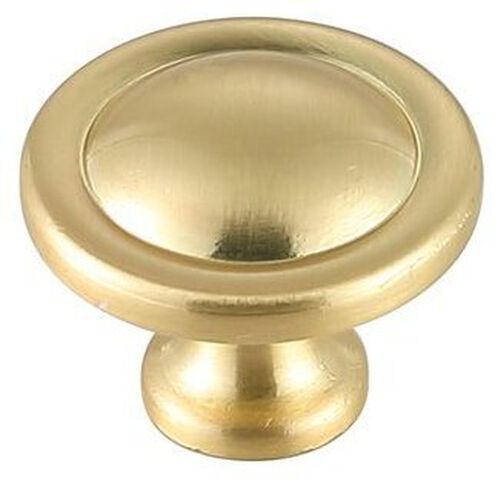 Garlande Brushed Gold Hardware Cabinet Knob, Set of 10
