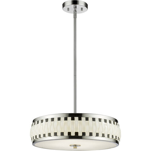 Sevier LED 16 inch Chrome Pendant Ceiling Light