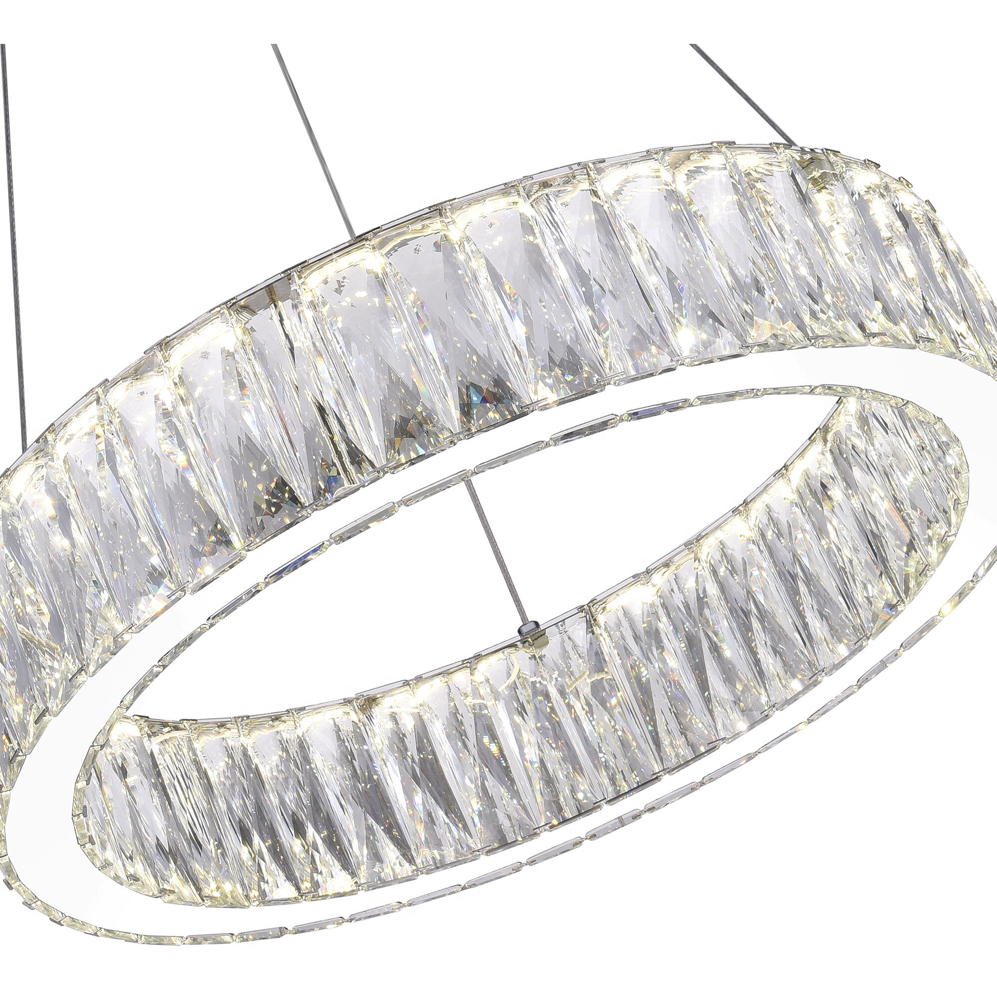 Juno LED 20 inch Chrome Chandelier Ceiling Light