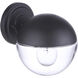 Evie 1 Light 7 inch Midnight Outdoor Wall Mount, Small