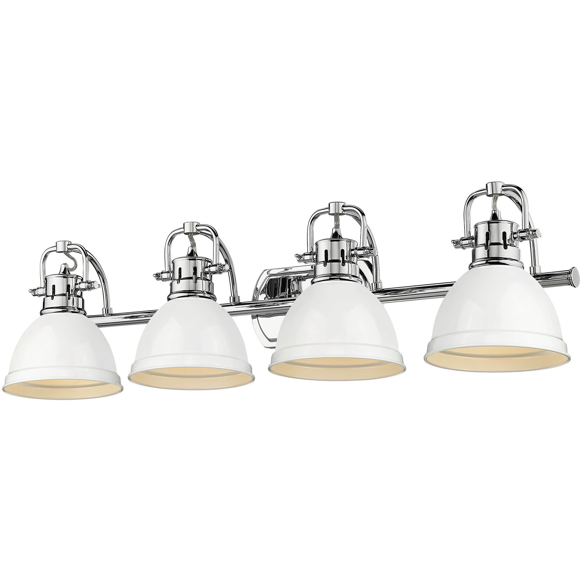 Yep Duncan Vanity Wall Light in Chrome, White