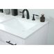 Cyrus 60 X 22 X 34 inch White Vanity Sink Set