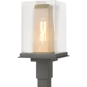 Polaris 1 Light 18 inch Coastal White and Outdoor Gold Outdoor Post Light