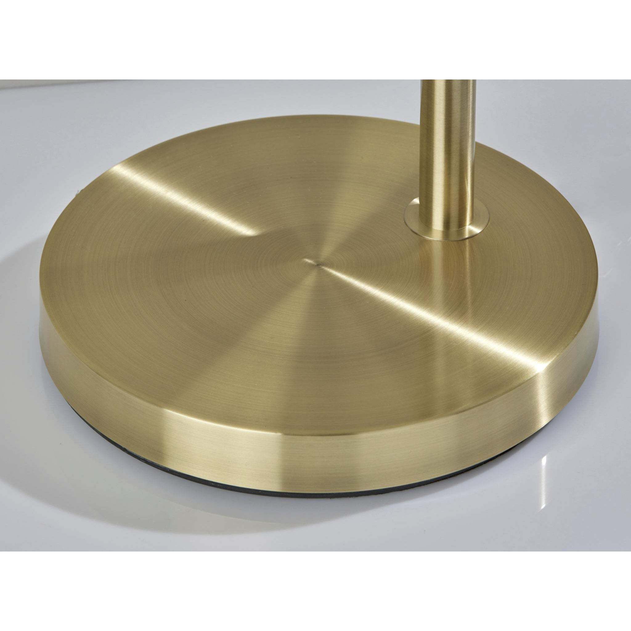 Brinkley 73.5 inch 100.00 watt Antique Brass Arc Floor Lamp Portable Light