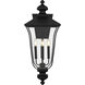 Farley 4 Light 30.5 inch Matte Black Outdoor Wall Lantern