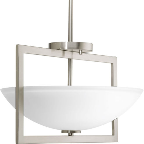 Harmony 3 Light 15 inch Brushed Nickel Semi-Flush Convertible Ceiling Light