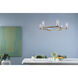 Harpin 6 Light Champagne Bronze Chandelier Ceiling Light