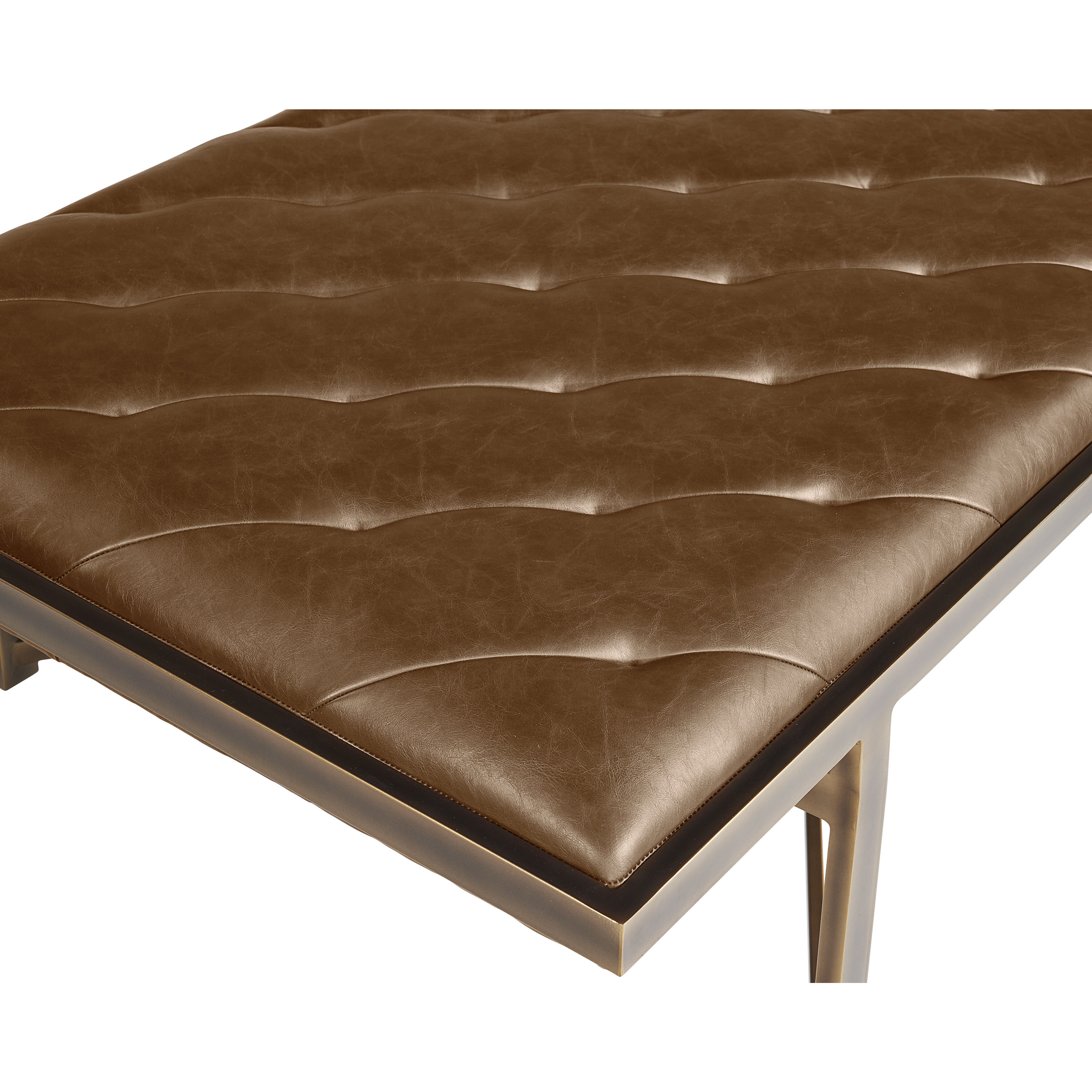 Kayla Vintage Cognac Bench