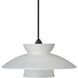 Trilo 7 LED Black Cord Pendant Ceiling Light