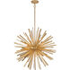 Confluence 16 Light 34 inch Piastra Gold Pendant Ceiling Light