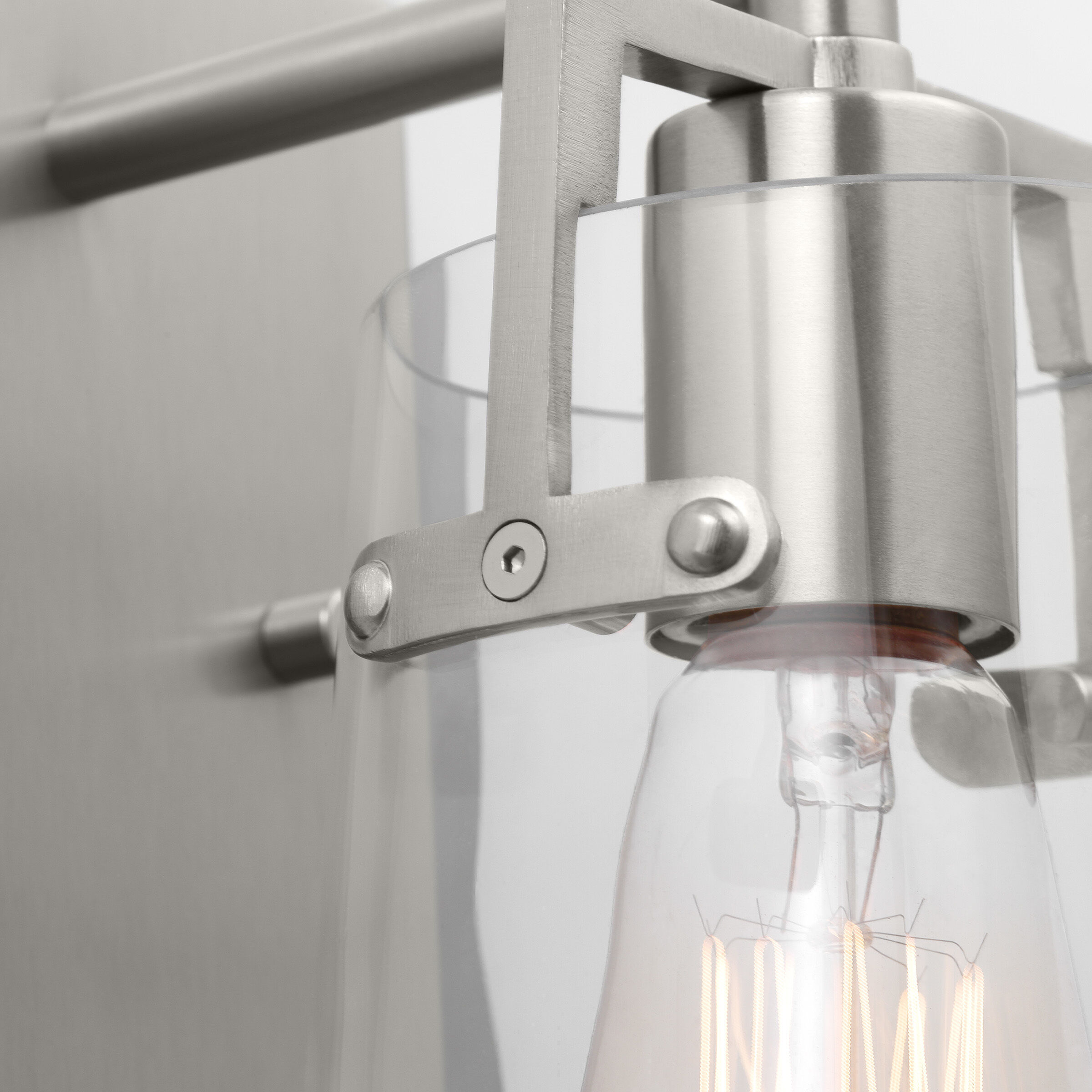 Drew & Jonathan Crofton 1 Light 5.25 inch Brushed Steel Sconce Wall Light