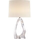 AERIN Cannes2 31 inch 150 watt Clear Glass Table Lamp Portable Light