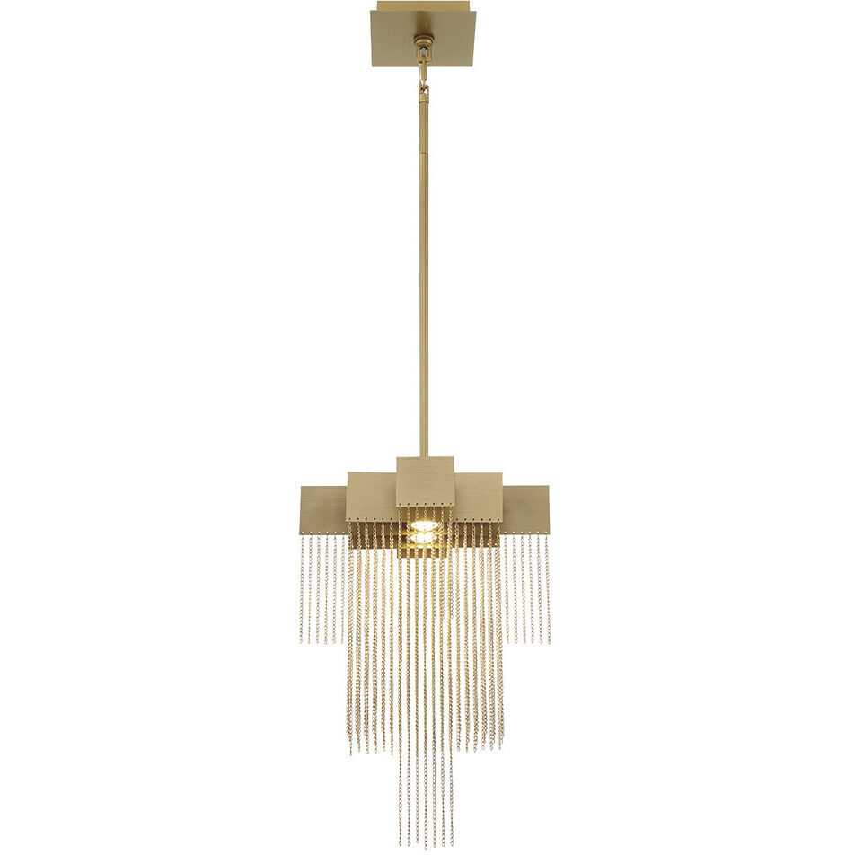 Bloomfield LED 8 inch Gold Pendant Ceiling Light