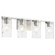 Steinway 4 Light 28 inch Satin Nickel Vanity Light Wall Light