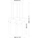 Fontaine 5 Light 14.5 inch Rubbed Brass Chandelier Ceiling Light