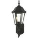 Hamilton 1 Light 20 inch Textured Black Outdoor  Wall Lantern