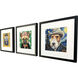 Master Dogs Multi and Green and Blue and Black Framed Art, Propac