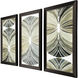 Palm Art Deco Green and Brown Framed Art, Propac