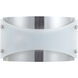 Signature 2 Light 13 inch Brushed Steel Wall Lamp Wall Light
