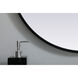 Asha 30 X 24 inch Black Mirror in 24 x 30