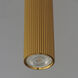 Reeds LED 2.25 inch Gold Single Pendant Ceiling Light