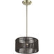 Acordia 1 Light 12 inch Antique Brass Pendant Ceiling Light