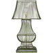 Tuteurs 34 inch 150 watt Distressed Green Table Lamp Portable Light