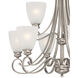 Haven 9 Light 28.5 inch Satin Pewter Chandelier Ceiling Light