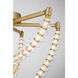 Pearl LED 28 inch Legacy Brass Flush Mount Ceiling Light