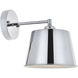 Nota 1 Light 8 inch Chrome Wall Sconce Wall Light