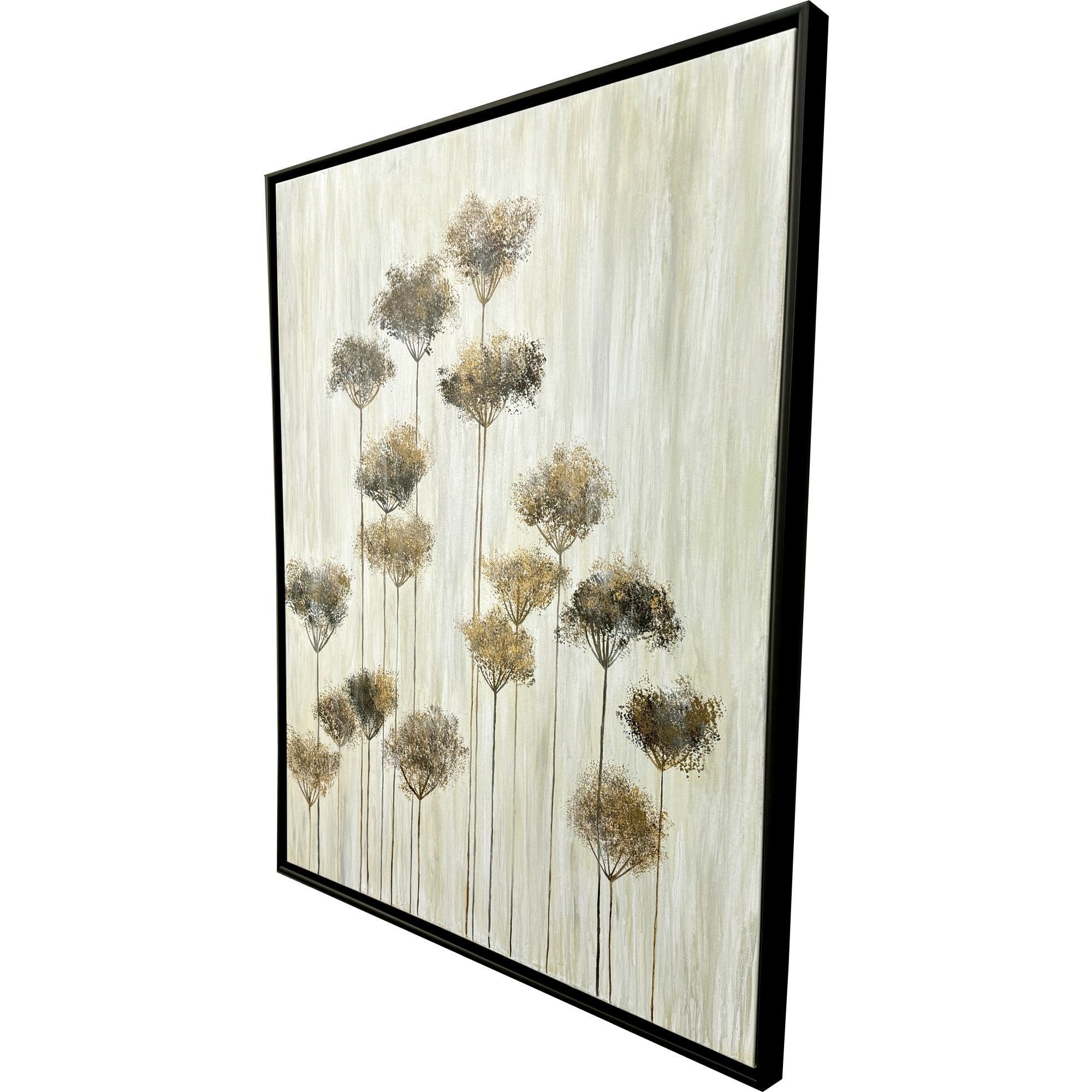 Quiet Place Gray and Brown and Multi and Neutral Canvas, The Studio